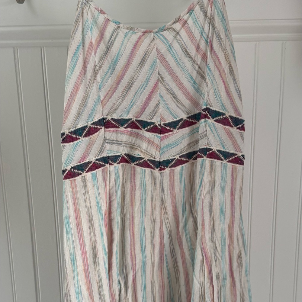 Striped Multicolor Maxi Dress